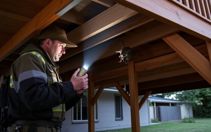 Under Deck Possum Removal in Mordialloc